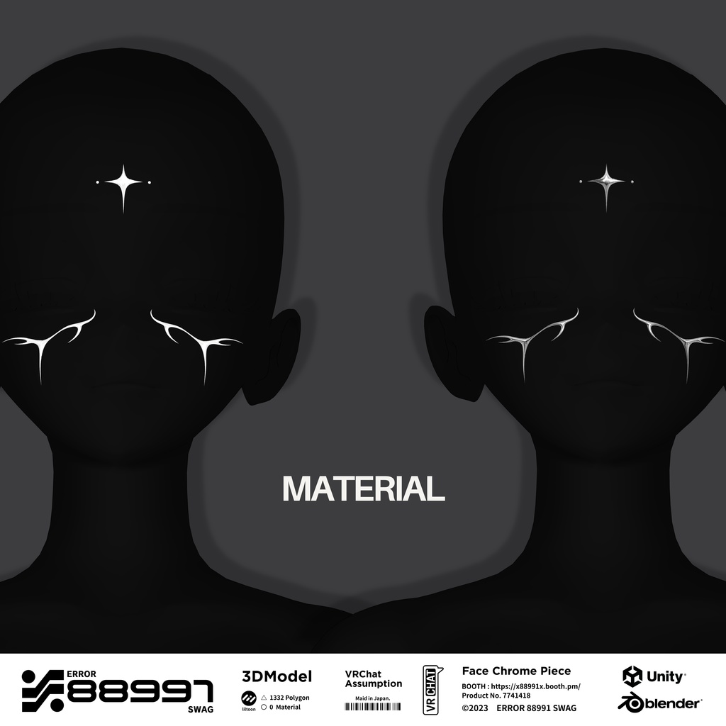 ≒ Face Chrome Piece ≒