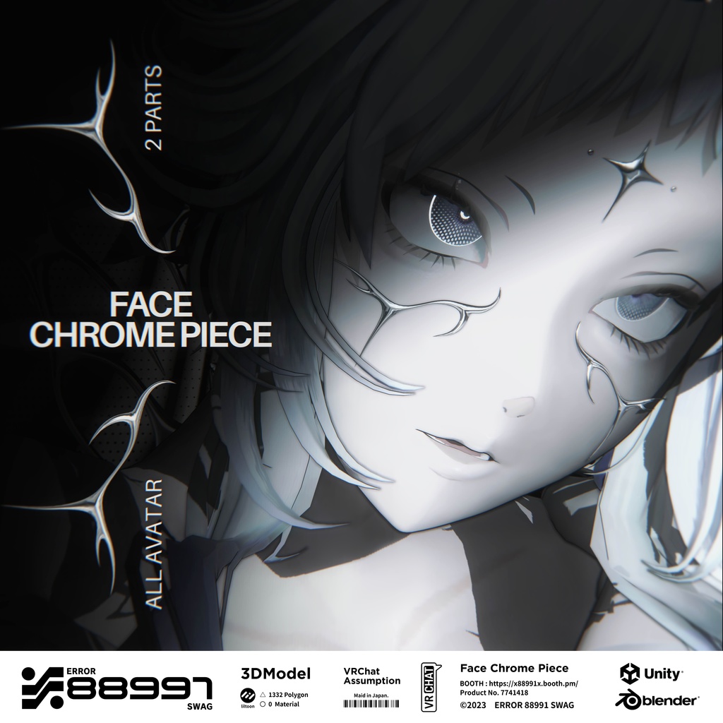 ≒ Face Chrome Piece ≒