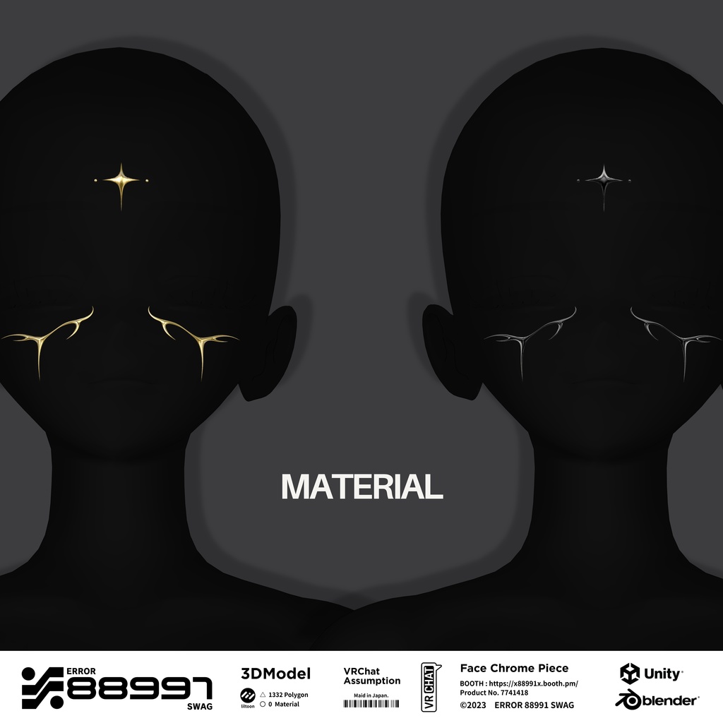 ≒ Face Chrome Piece ≒