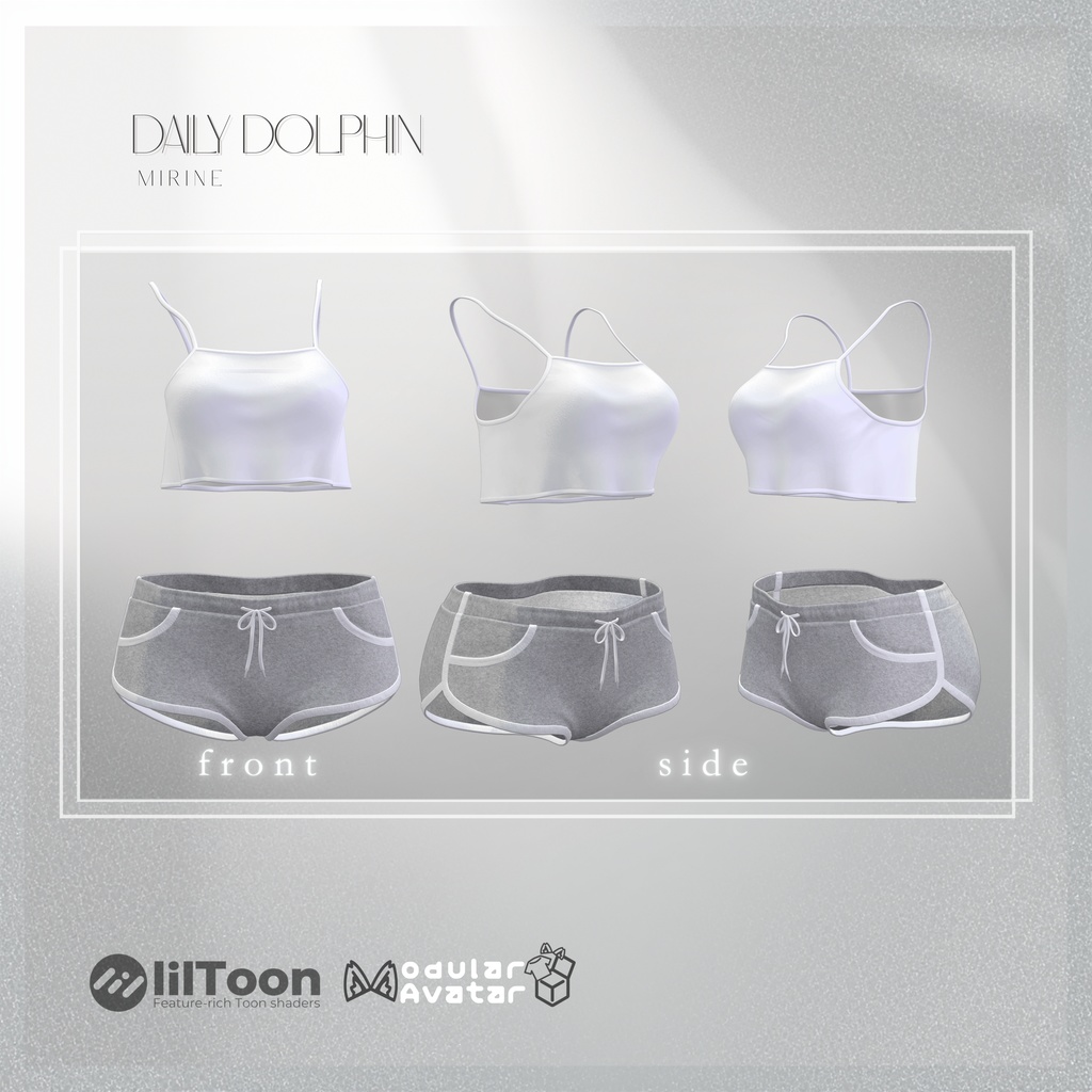 【5アバター対応】 Daily Dolphin 【VRChat】