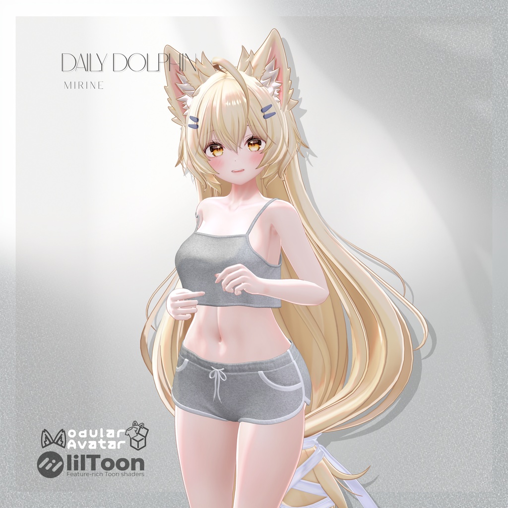 【7アバター対応】 Daily Dolphin 【VRChat】