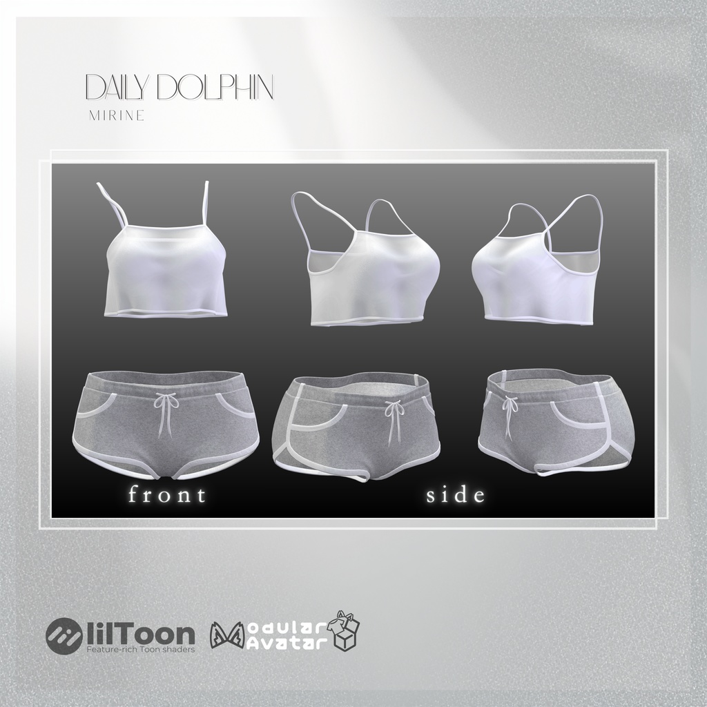 【5アバター対応】 Daily Dolphin 【VRChat】
