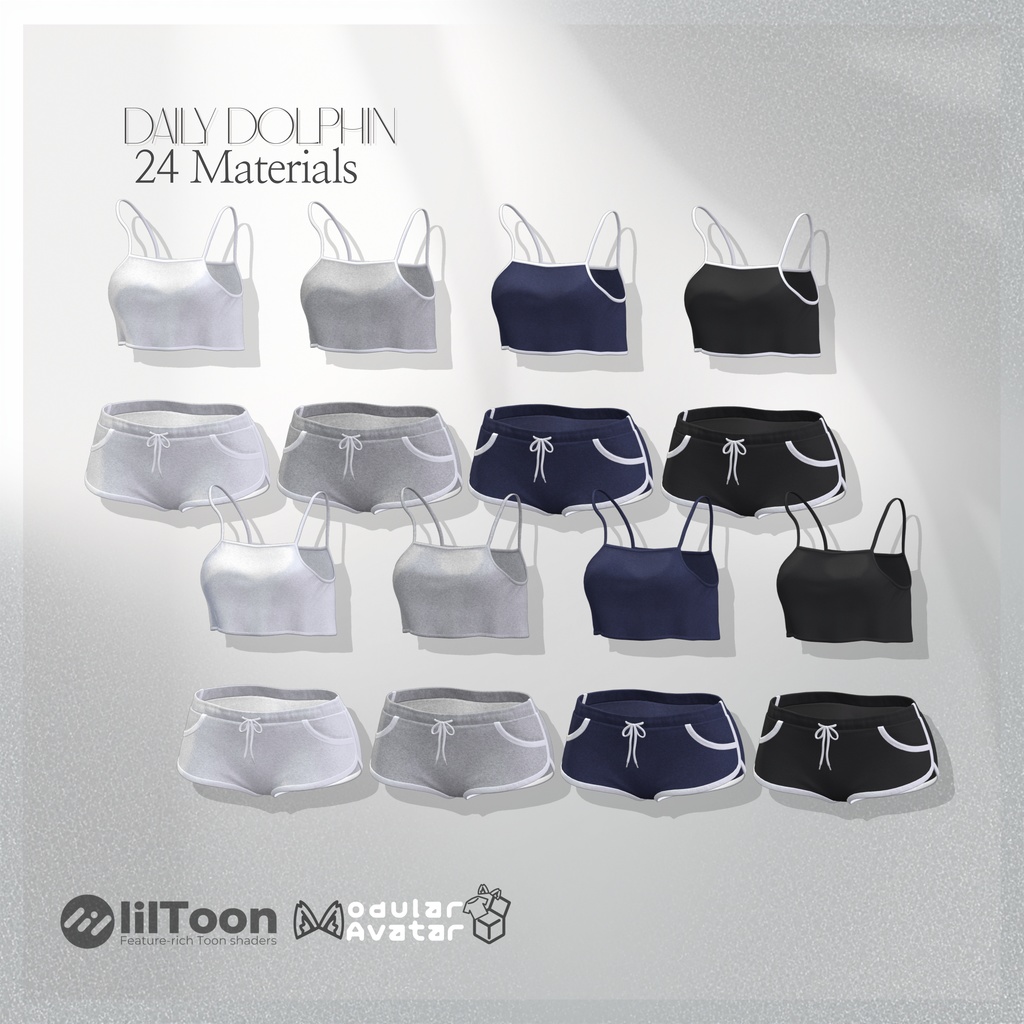 【5アバター対応】 Daily Dolphin 【VRChat】