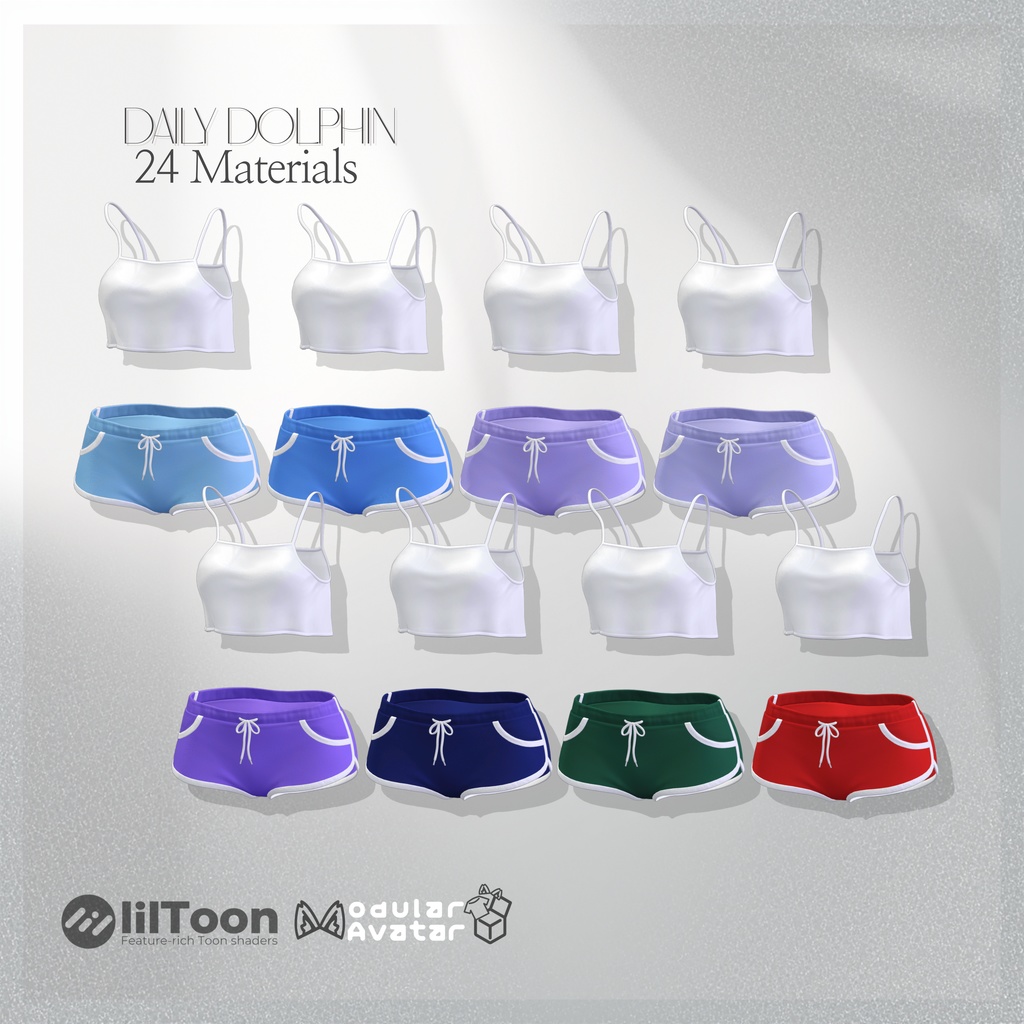 【5アバター対応】 Daily Dolphin 【VRChat】