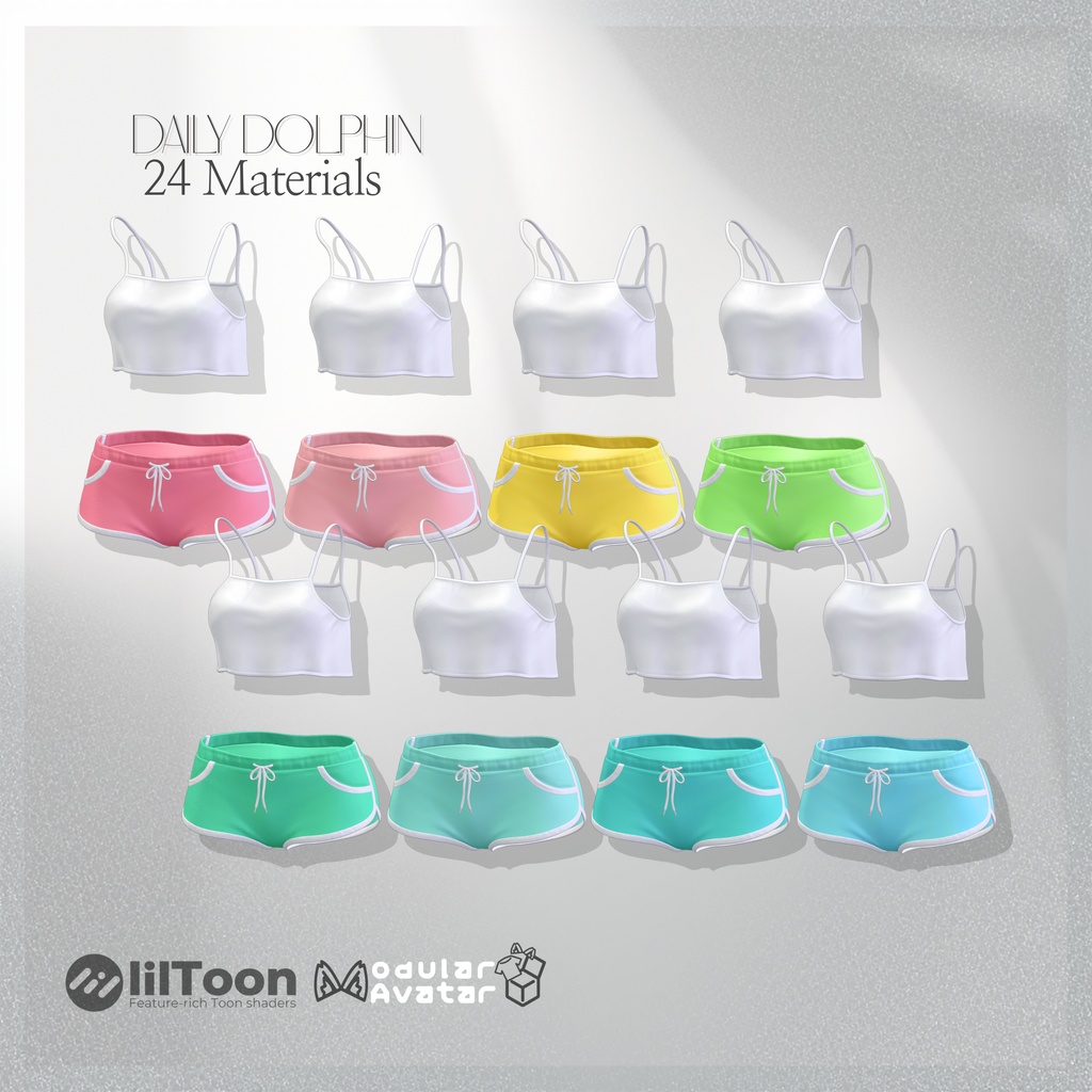 【5アバター対応】 Daily Dolphin 【VRChat】