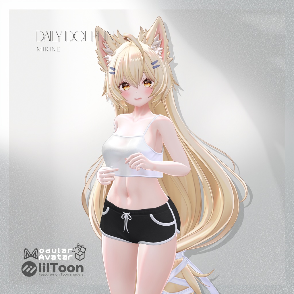 【7アバター対応】 Daily Dolphin 【VRChat】