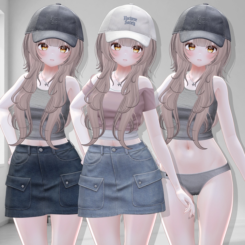 Layered Streetwear✨【VRChat】【6アバター対応】