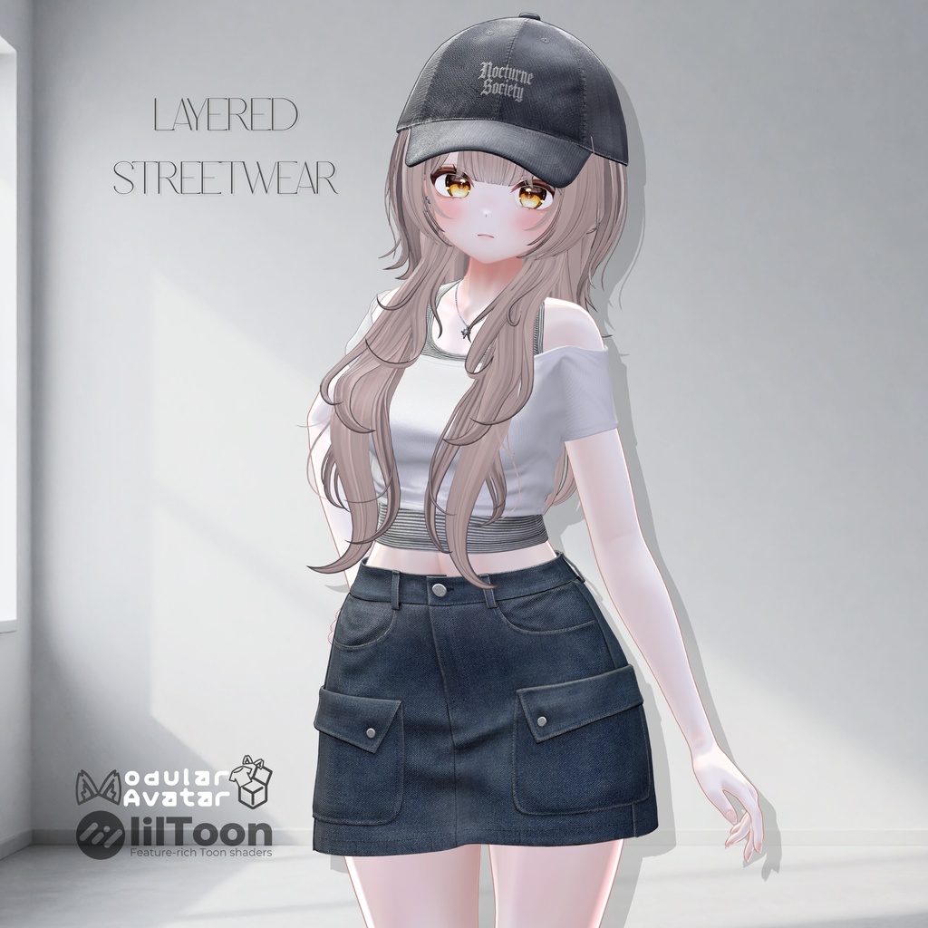Layered Streetwear✨【VRChat】【6アバター対応】