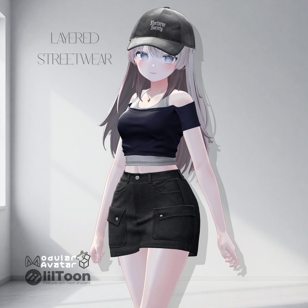 Layered Streetwear✨【VRChat】【6アバター対応】