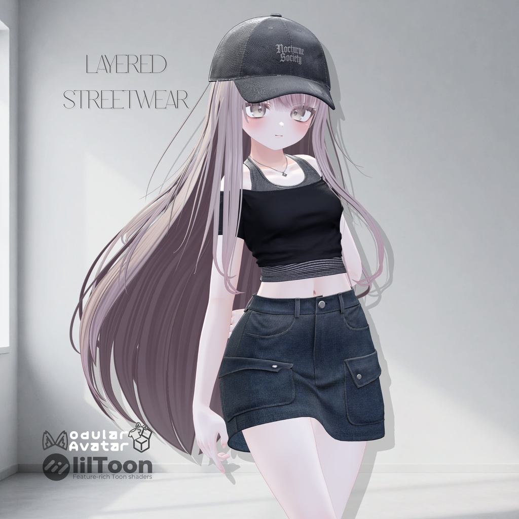 Layered Streetwear✨【VRChat】【6アバター対応】