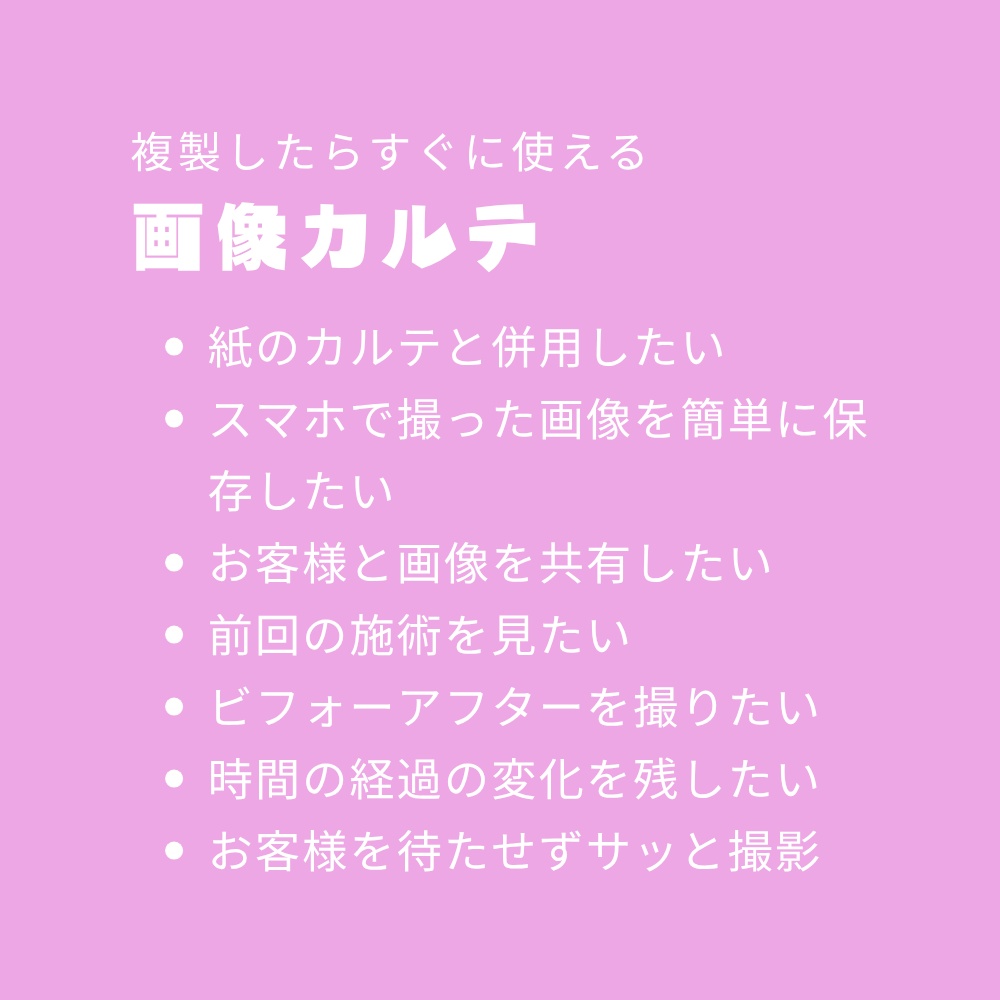 画像カルテNEO|Notionテンプレート / 名前と画像だけのカルテ