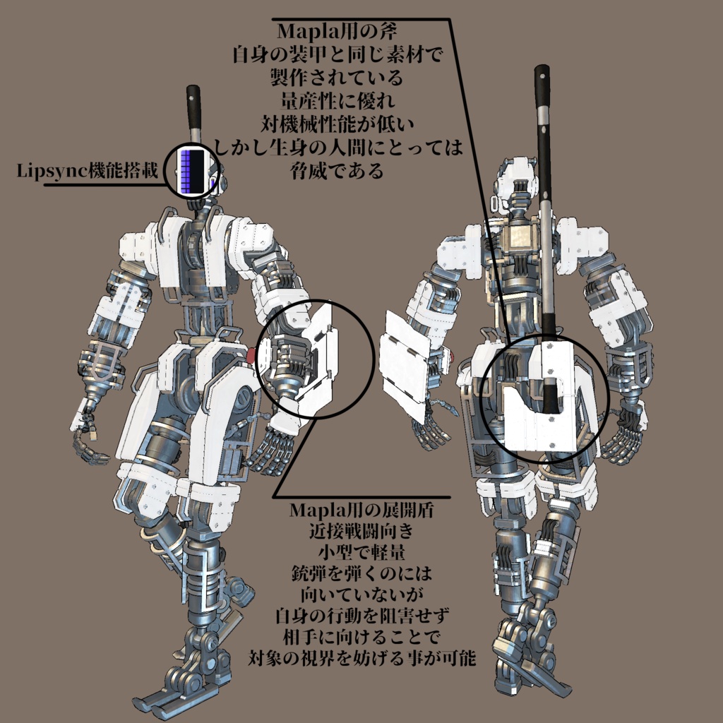 オリジナル3Dモデル 「Mapla」