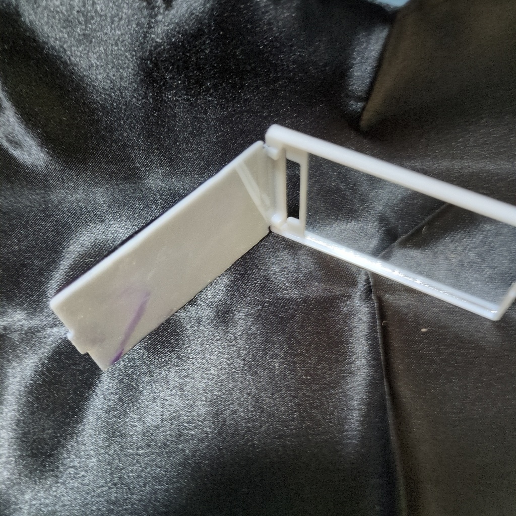 手鏡に映る夜桜