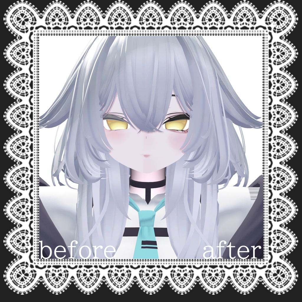 【2アバター対応】うるうる地雷メイク