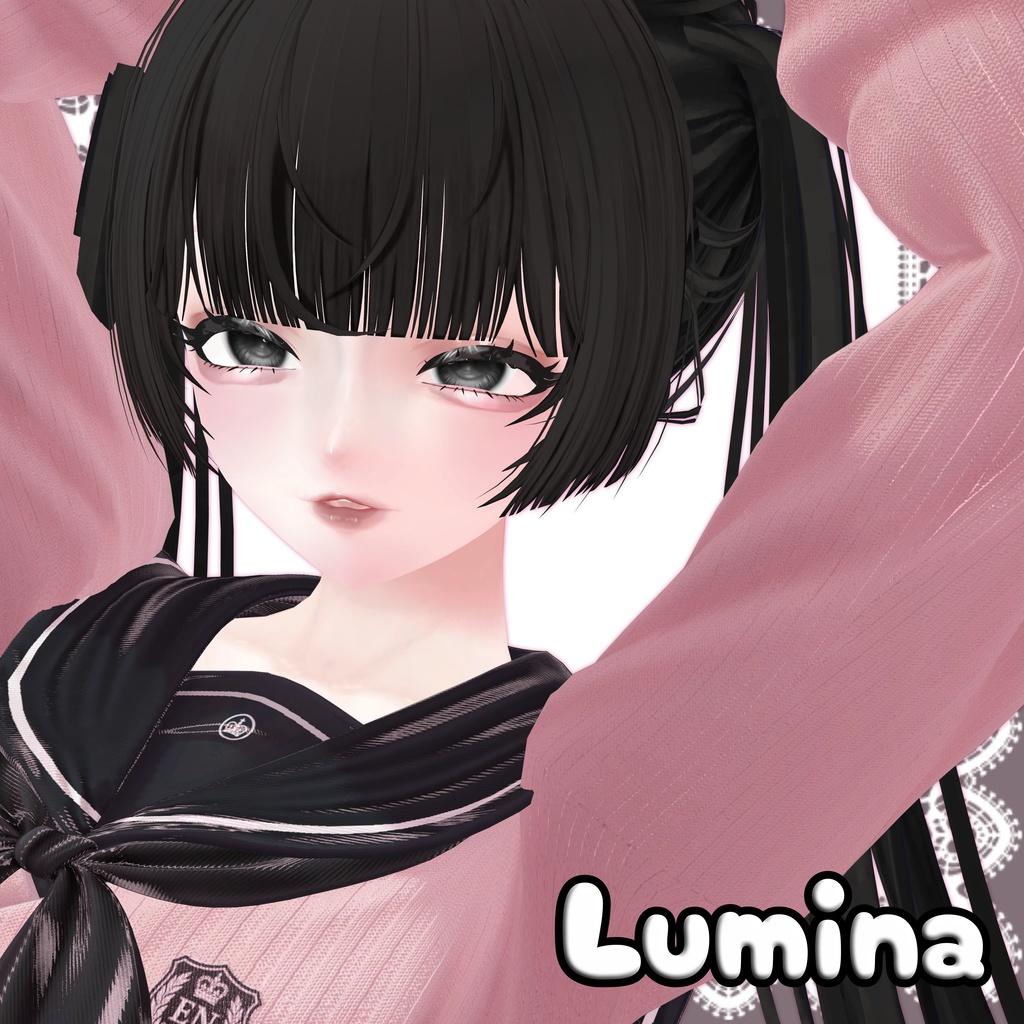 【2アバター対応】うるうる地雷メイク