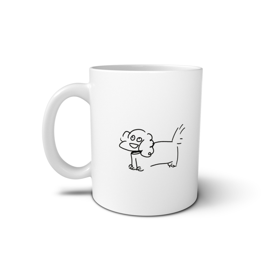 いぬのハッピーマグカップ