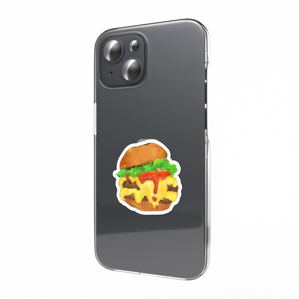 ハンバーガーステッカー