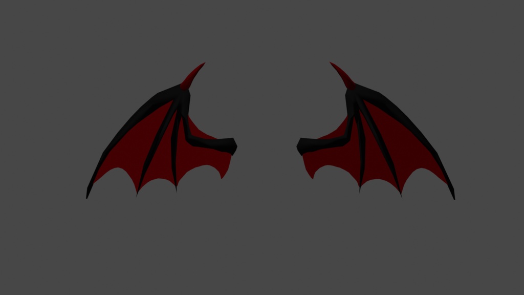 [Free] Simple Red & black Wings V2
