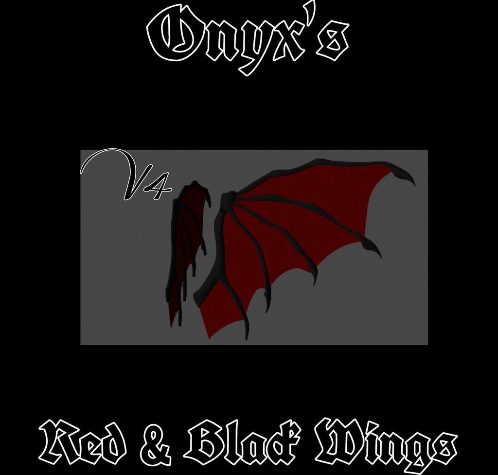 [FREE] Red & Black Wings V4