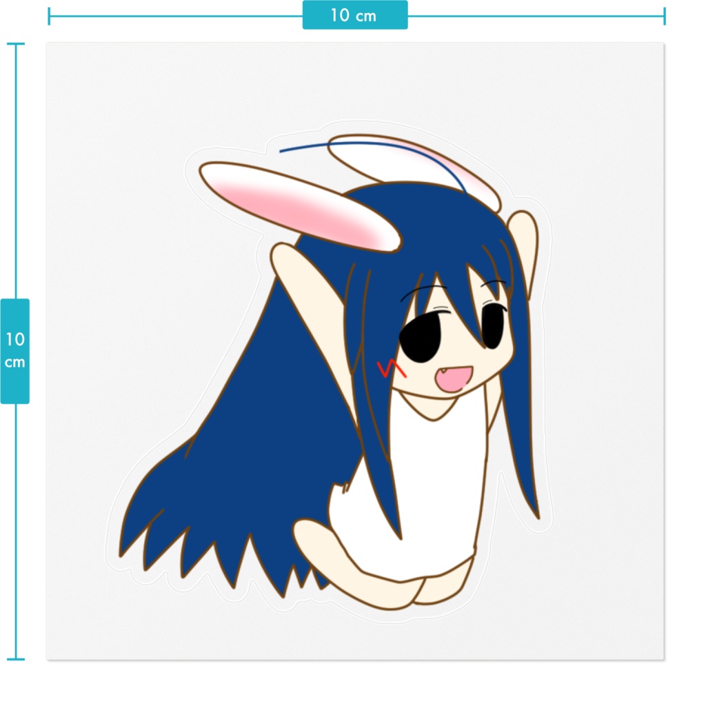 のぺるにくすステッカー(うさぴょんver)