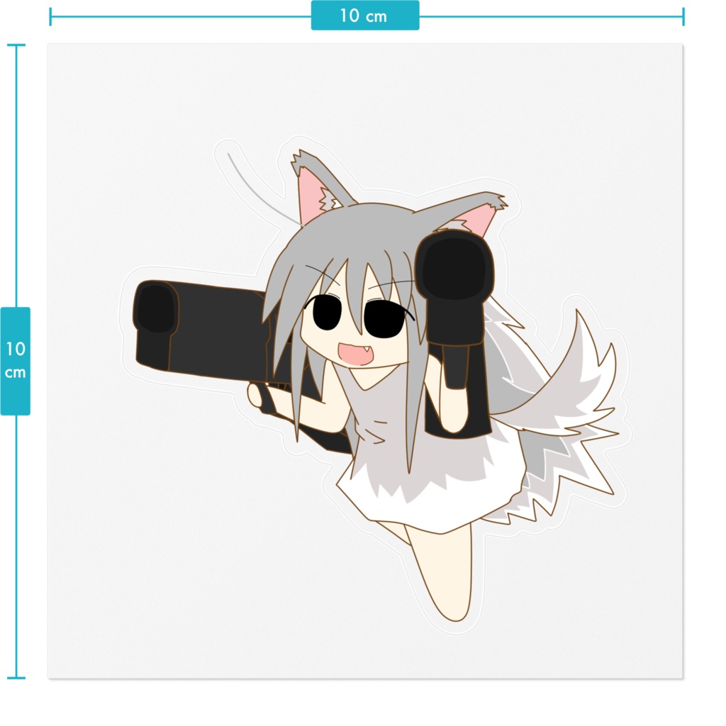 のぺるにくすステッカー(ウルフランチャーver)