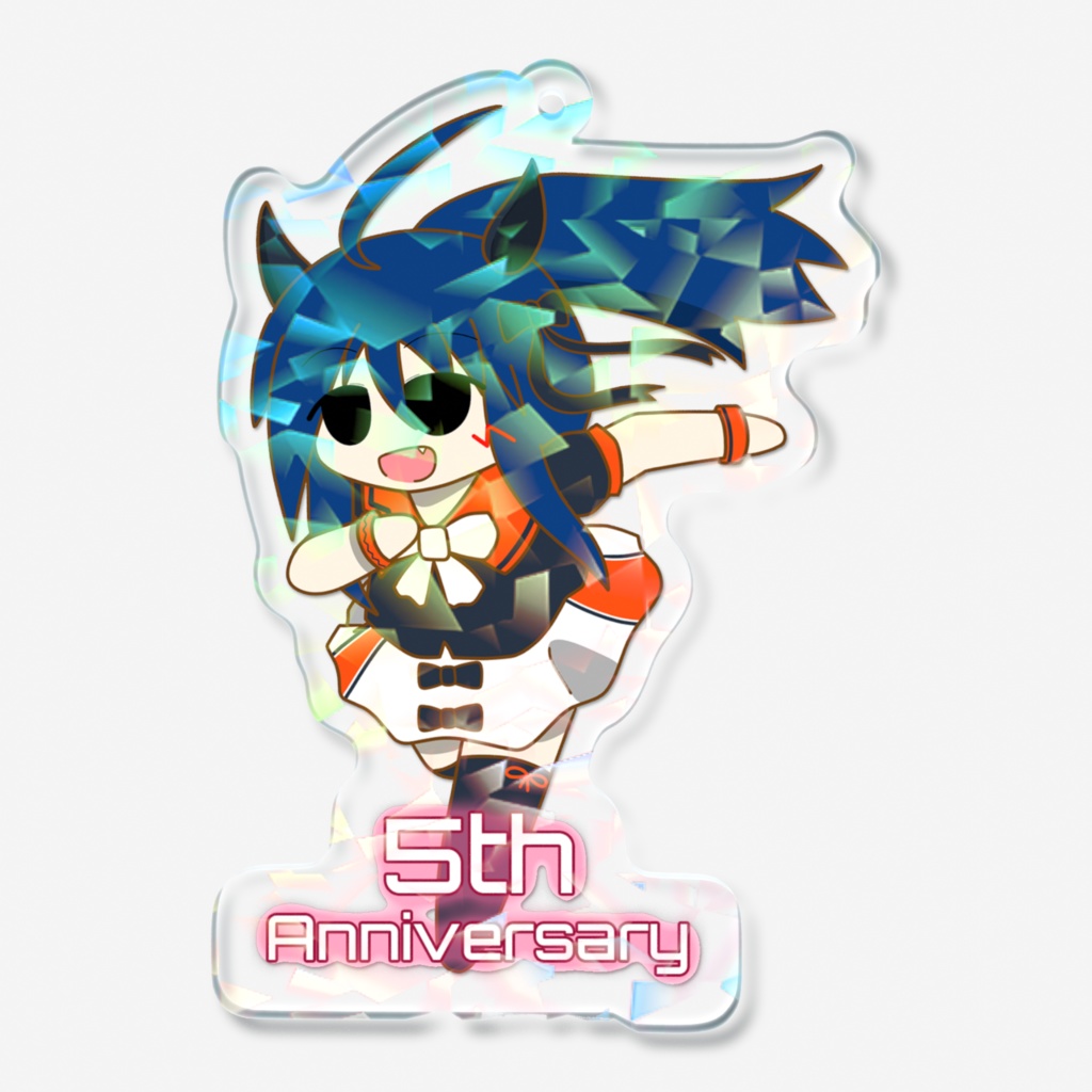 のぺホログラムアクリルキーホルダー【5thAnniversary】