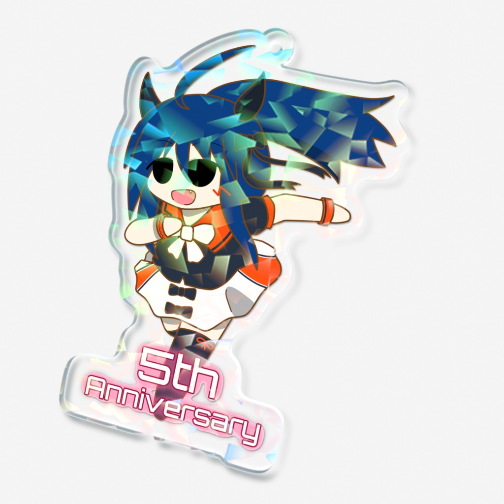 のぺホログラムアクリルキーホルダー【5thAnniversary】