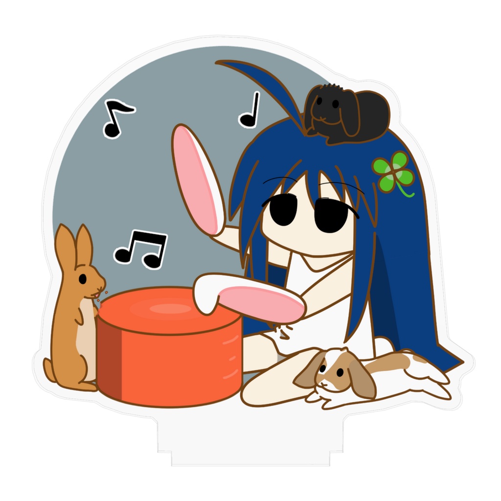 のぺアクリルスタンドフィギュア(ぽこぺん)