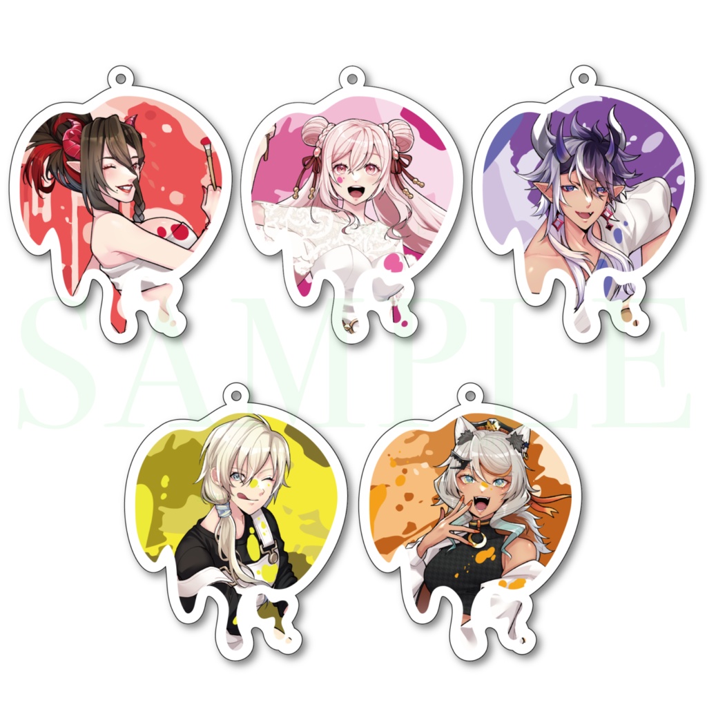 【2周年記念】アクリルキーホルダー(等身)