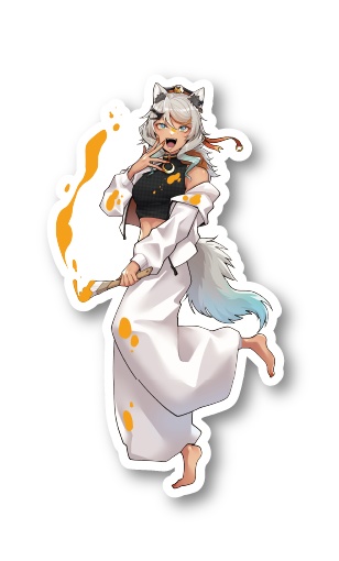 【2周年記念】ステッカー(等身)