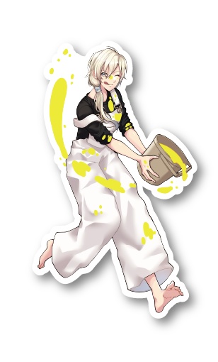 【2周年記念】ステッカー(等身)