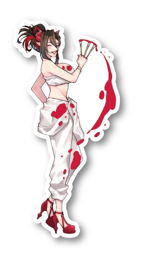 【2周年記念】ステッカー(等身)