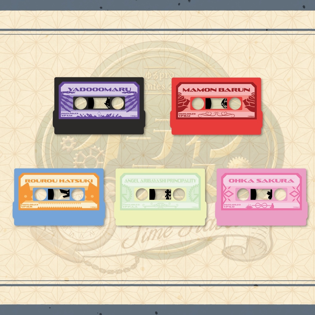 【オーディンフェス2025】カセット風ラバーキーホルダー