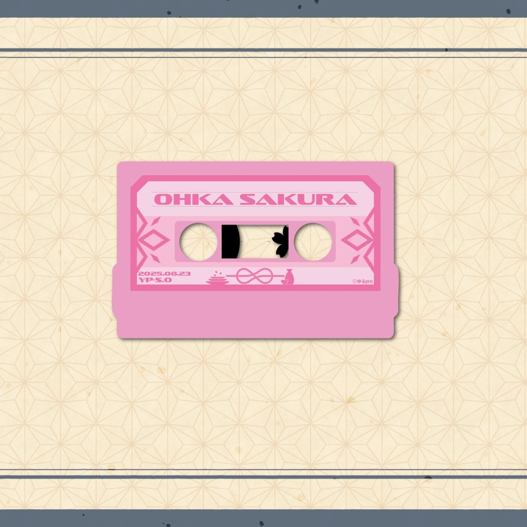 【オーディンフェス2025】カセット風ラバーキーホルダー