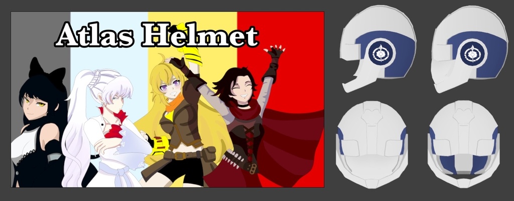 RWBY Atlas helmet