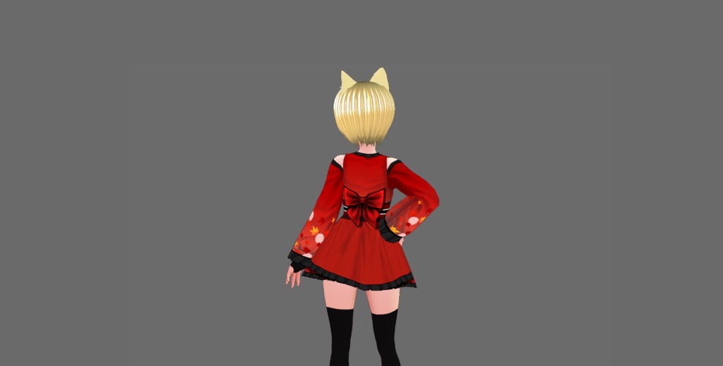 犬子屋【着物ドレス 】VRoid&セシル変身