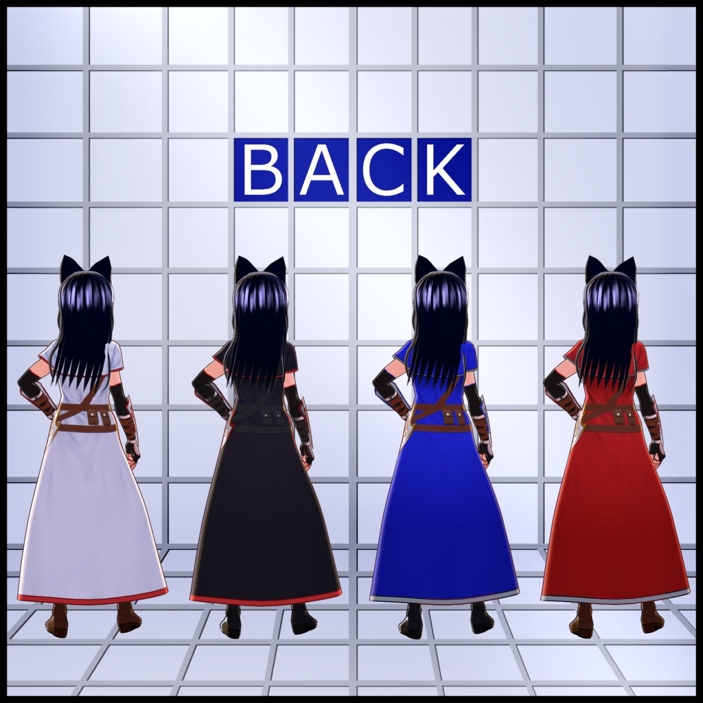 犬子屋【ギルドナイトコート】VRoid専用テクスチャ