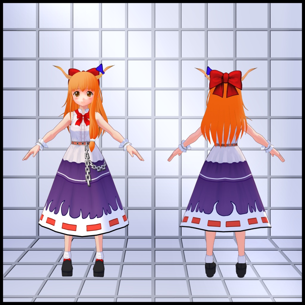 犬子屋【伊吹萃香なりきりセット】VRoid&セシル変身用