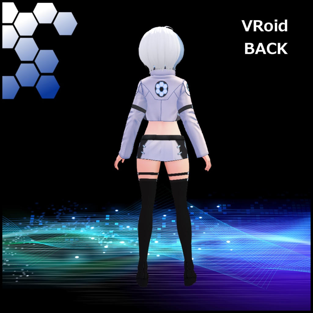 犬子屋【サイバーミリタリーコーデ】VRoid&セシル変身用