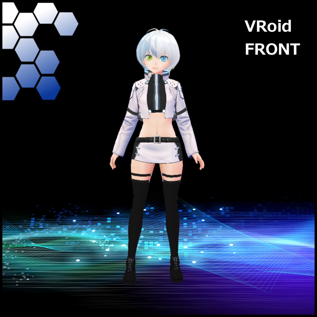 犬子屋【サイバーミリタリーコーデ】VRoid&セシル変身用