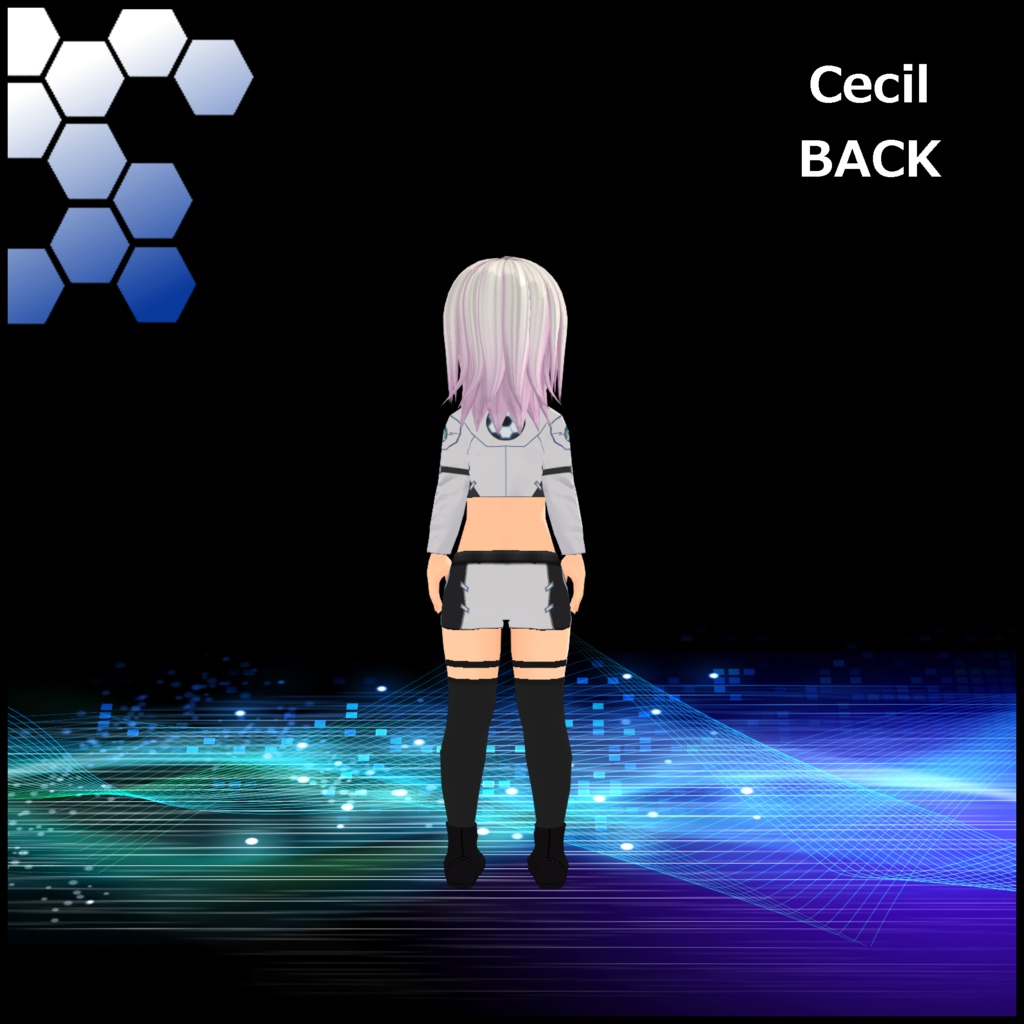 犬子屋【サイバーミリタリーコーデ】VRoid&セシル変身用