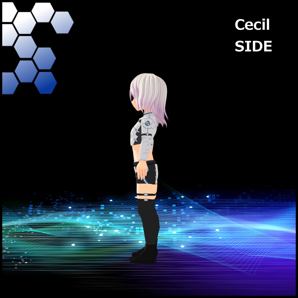 犬子屋【サイバーミリタリーコーデ】VRoid&セシル変身用