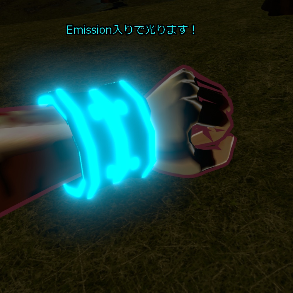 犬子屋【多目的サイバーリング】VRChat,cluster向け3Dモデル