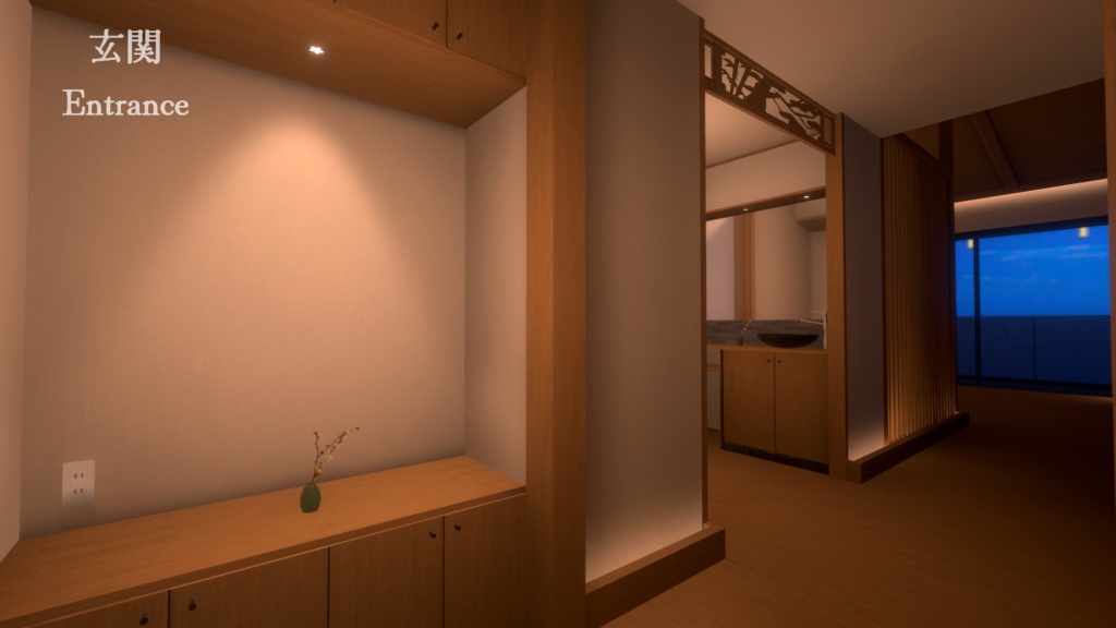 VRChat向けワールドAsset「やわらぎ_YawaragiSpace」