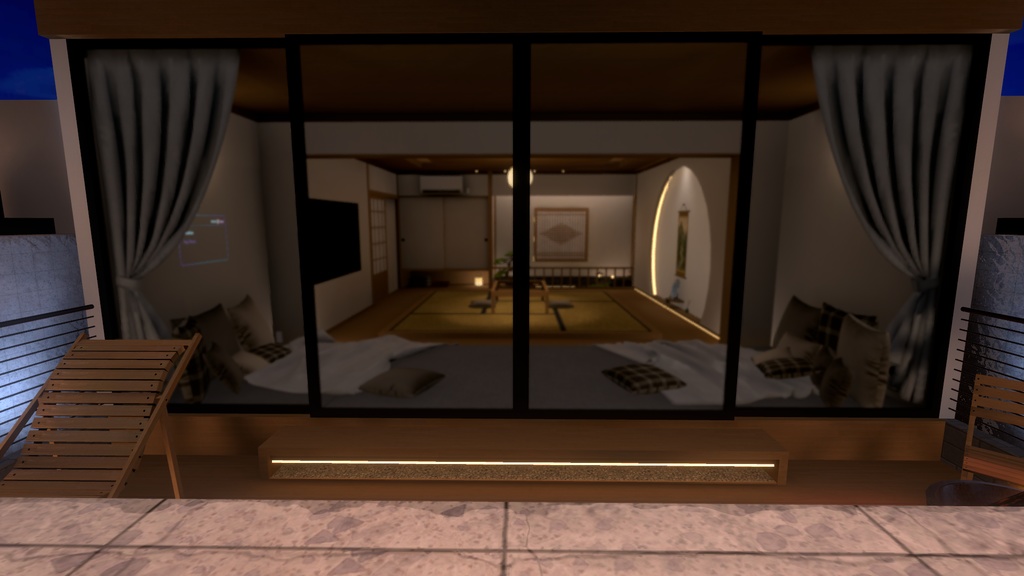 VRChat向けワールドAsset「流水の間_Ryusui」