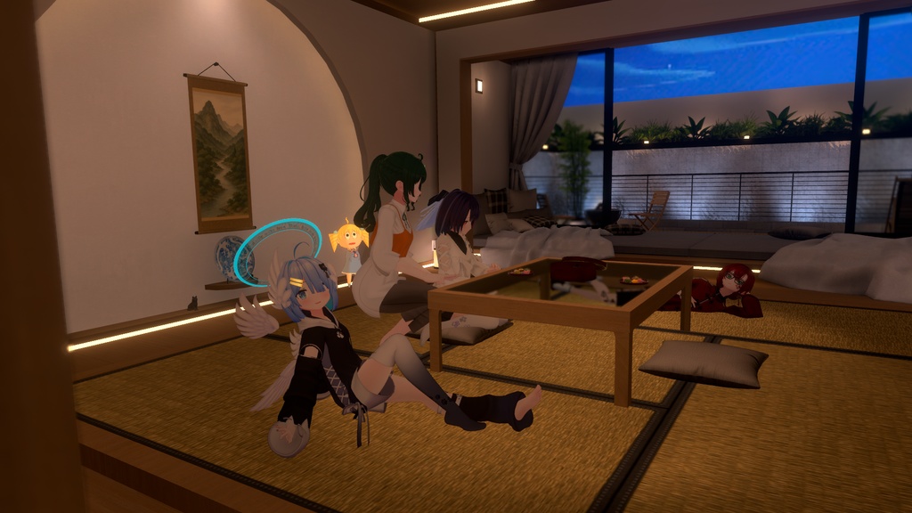 VRChat向けワールドAsset「流水の間_Ryusui」