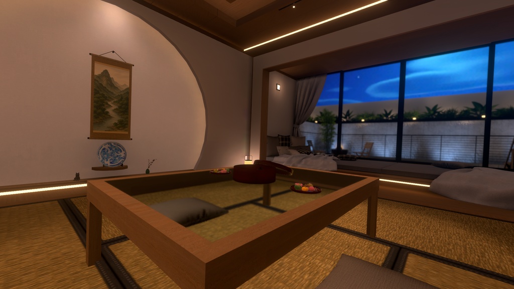 VRChat向けワールドAsset「流水の間_Ryusui」