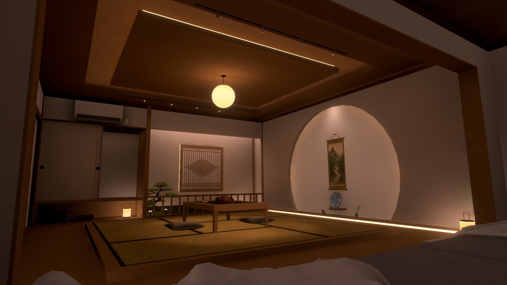 VRChat向けワールドAsset「流水の間_Ryusui」