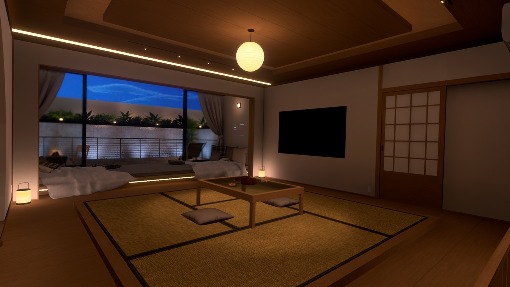 VRChat向けワールドAsset「流水の間_Ryusui」