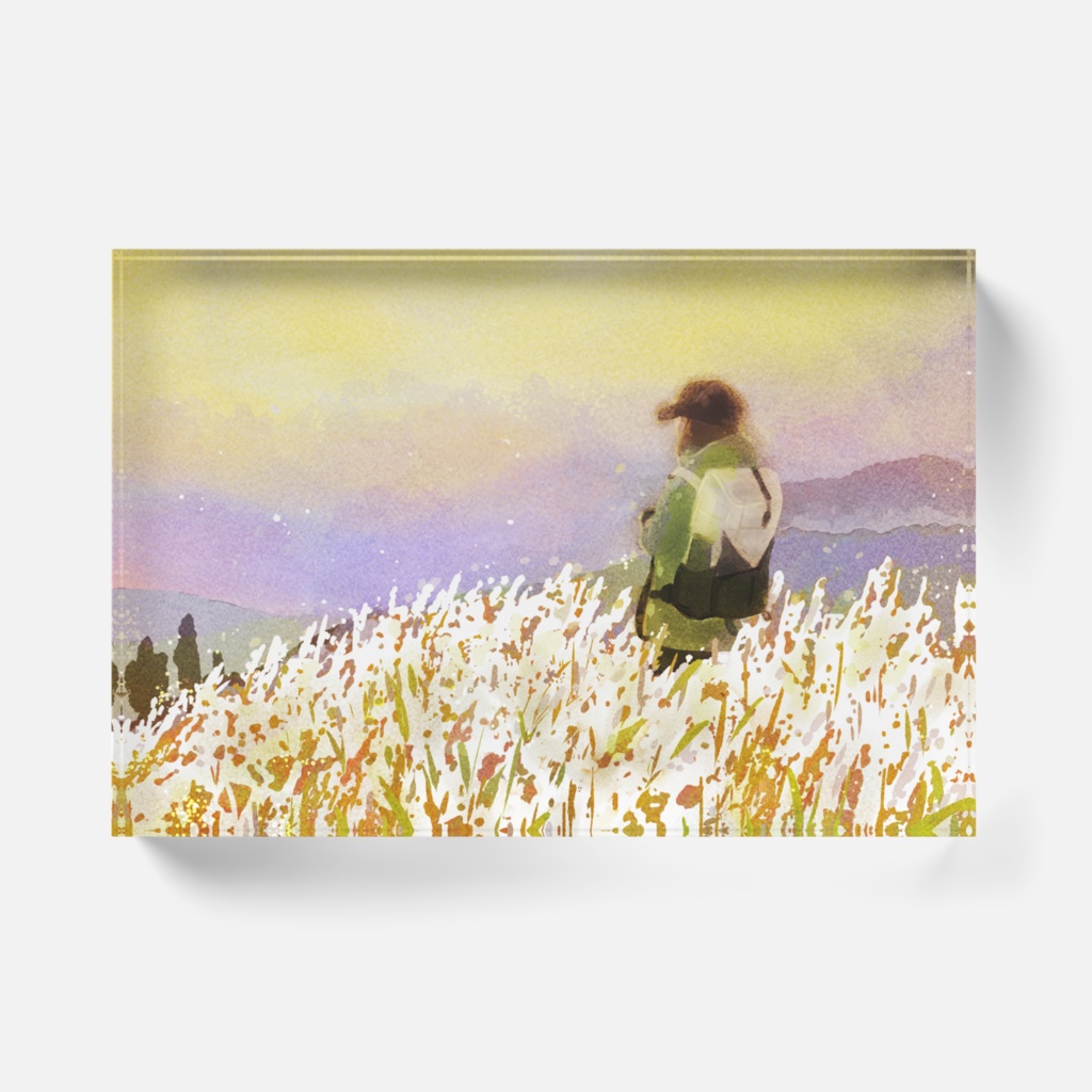 ずっと向こう側。【アクリルブロック 】